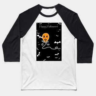 Happy Halloween - Pumpkin Ballon Baseball T-Shirt